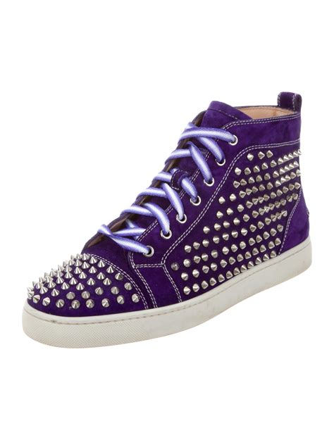 louis vuitton blue spikes|christian Louboutin spiked shoes.